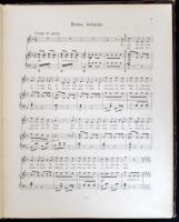 Viszhangok Bánffy György báró dalaiból. Kottafüzet összeállítás. Megviselt félvászon kötésben