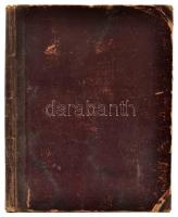 Küry Klára daloskönyve. Kottafüzet összeállítás. Megviselt félvászon kötésben, egy lap kijár, szakad...