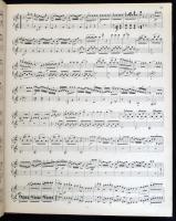 cca 1880 Leichte Stücke zongoradarabok kottafüzet félvászon kötésben