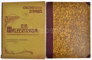 2 db kotta: Oscar Strauss: Ein Walzertraum, H. Germer. Zongoraleckék.