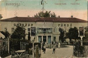 Budapest II. Császár fürdő. S.L.B. No. 23. (lyukak / pinholes)