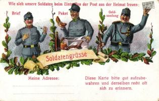 WW. I. Military greetings