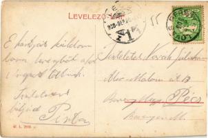 1908 Lovasberény, Római katolikus zárda. W. L. 2810. (vágott / cut)