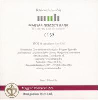 2012. 5Ft-200Ft (6xklf) "Nemzetközi Gyermekmentő Szolgálat" forgalmi szett, sorszámozott k...