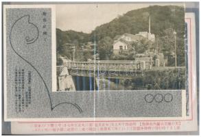 19 db RÉGI japán képeslap kis albumban / 19 pre-1945 Japanese postcards in a samll album