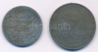 Német Birodalom / Keleti Főparancsnokság 1916. 2k Fe + 3k Fe T:2-,3 korróziónyom German Empire / Ger...