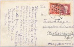 1935 Felsőstubnya, Hornia Stubna, Horná Stubna; Nová stanica / vasútállomás / railway station