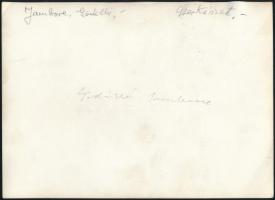 1933 Gödöllő Jamboree, izraeli cserkészek, fotó, 13×18 cm