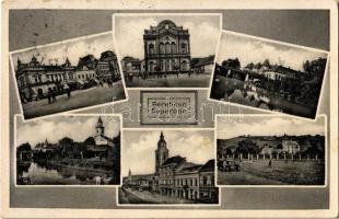 Beregszász, Beregovo, Berehove; zsinagóga. farkas és Földes kiadása / synagogue + 1938 Beregszász visszatért So. Stpl