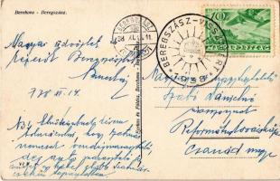 Beregszász, Beregovo, Berehove; zsinagóga. farkas és Földes kiadása / synagogue + "1938 Beregsz...