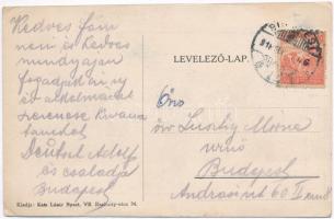 Budapest VI. Új Ortodox izraelita templom Dob utcai homlokzata, zsinagóga, nyomtatott héber szövegge...