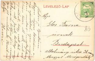 1910 Berzéte, Brzotín; Református templom, paplak és iskola. Fogyasztási Szövetkezet kiadása / Calvi...