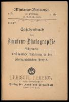 Taschen der Amateur-Photographie. Miniatur-Bibliothek. 146/147. Leipzig, én., Kunst und Wissenschaft...