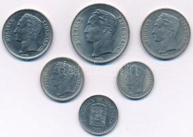 Venezuela 1965-1983. 5c-2B (6xklf) T:1-,2
Venezuela 1965-1983. 5 Centimos- 2 Bolivares (6xdiff) C:A...