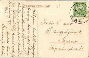 1911 Lovasberény, Gróf Cziráky kastély kápolnája. W.L. 2809