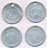 Csehszlovákia DN "SLAVIAMOTOR - NAPAJEDLA" sorszámozott Al bárca (4x) T:2,2-
Czechoslovak...