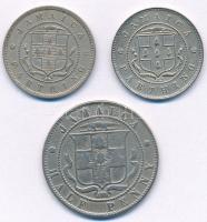 Jamaika 1889-1926. 1f-1/2p (3xklf) T:2-,3 ph. Jamaica 1889-1926. 1 Farthing - 1/2 Penny (3xdiff) C:VF,F edge error