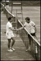 1983 Magyar tenisz csoportbajnokság, 34 db fekete-fehér negatív kocka