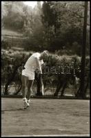 1983 Magyar tenisz csoportbajnokság, 34 db fekete-fehér negatív kocka