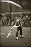 1983 Magyar tenisz csoportbajnokság, 34 db fekete-fehér negatív kocka