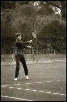 1983 Magyar tenisz csoportbajnokság, 34 db fekete-fehér negatív kocka