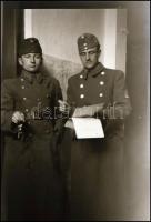 cca 1940-1944 II. világháborús katonai fotónegatívok, 12 db, 6×9 cm