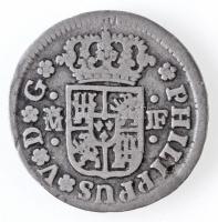 Spanyolország 1738M-IF 1/2R Ag (1,13g) T:2-,3
Spain 1738M-IF 1/2 Real Ag (1,13g) C:VF,F