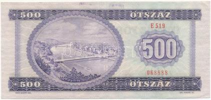 1980. 500Ft T:III szép papír Adamo F42