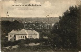 1911 Veresvíz, Valea Rosie (Nagybánya, Baia Mare); M. kir. állami elemi iskola / elementary school (EK)