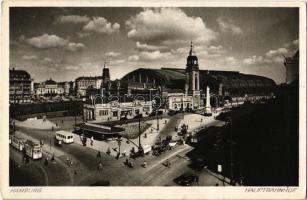Hamburg, Hauptbanhof / railway station, trams, automobiles, autobuses (EK)