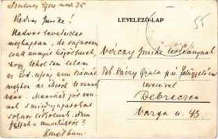 1914 Szalacs, Salacea; Római katolikus templom, körmenet, ünnepség / Catholic church, procession, fe...