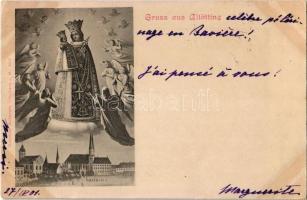 1901 Altötting, religious greeting card