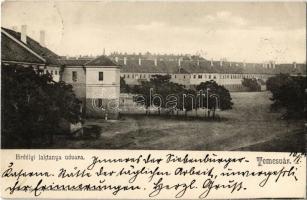 1904 Temesvár, Timisoara; Erdélyi laktanya udvar / Transylvanian military barrack