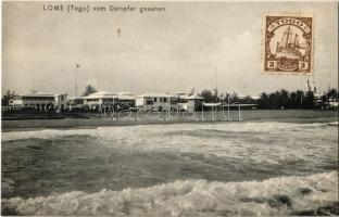 Lomé, vom Dampfer gesehen / coast