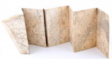 Pozsony-szombathelyi h. é. vasút átnézeti helyszínrajza, 1:75.000, 34×140 cm