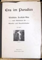 Eva im Paradies. Weibliche Freilicht-Akte nach Aufnahmen für Künstler und Kunstliebhaber. I. Serie. ...