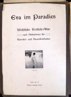 Eva im Paradies. Weibliche Freilicht-Akte nach Aufnahmen für Künstler und Kunstliebhaber. I. Serie. ...