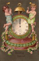 New Year Embossed Litho