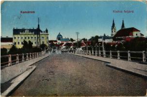 Komárom, Komárnó; Kishíd feljáró / bridge + K.u.K. Festungs-Artillerie Bataillon N. 1. Hadiszolgálat Portómentes (EB)