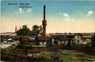 1916 Komárom, Komárnó; hajógyár / Schiff-Fabrik / ship factory +  "K.u.K. Festungs-Artillerie Bataillon N. 1. Hadiszolgálat Portómentes"