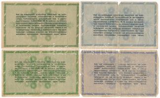 1946. 12db-os vegyes adópengő bankjegy tétel, közte fordított címer is T:vegyes