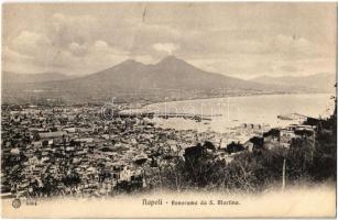 1907 Napoli, Naples; Panorama da S. Martino / general view