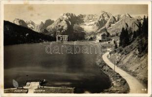 1929 Lake Misurina and Sorapis Mountains (fl)