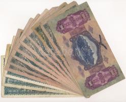 54db-os vegyes magyar pengő bankjegy tétel T:III,III-