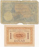 Szerbia 1893. 10D + Szerb-Horvát-Szlovén Királyság 1919. 1D T:IV,III
Serbia 1893. 10 Dinara + Kingd...