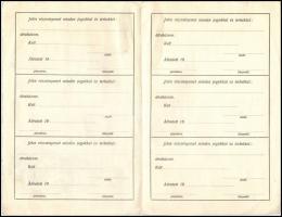 Budapest 1912. "Magyarországi Tanítók Bankja Részvény-Társaság" részvénye 100K-ról T:II