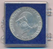 Amerikai Egyesült Államok 1976S 1$ Ag "Eisenhower" sérült műanyag tokban T:1- patina USA 1...