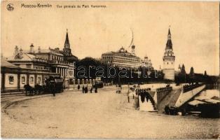 1922 Moscow, Moscou; Kremlin, Vue generale du Pont Kamennoy / Bolshoy Kamenny Bridge