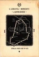1935 I. Lengyel Nemzeti Jamboree, Spala. 174. GANZ cs. cs. lengyel kontingens parancsnokság kiadványa / First Polish National Jamboree, Polish scouting