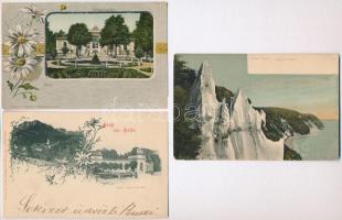 7 db RÉGI külföldi városképes lap, főleg osztrák / 7 pre-1945 European town-view postcards, mainly A...